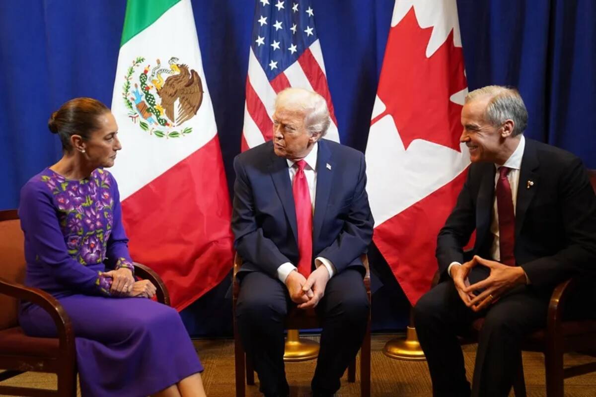 Los tres líderes de América del Norte coincidieron en diciembre de 2025 por primera vez en un mismo espacio, el Centro Kennedy de Washington, donde se celebrará el sorteo del Mundial 2026, del que los tres países son anfitriones.