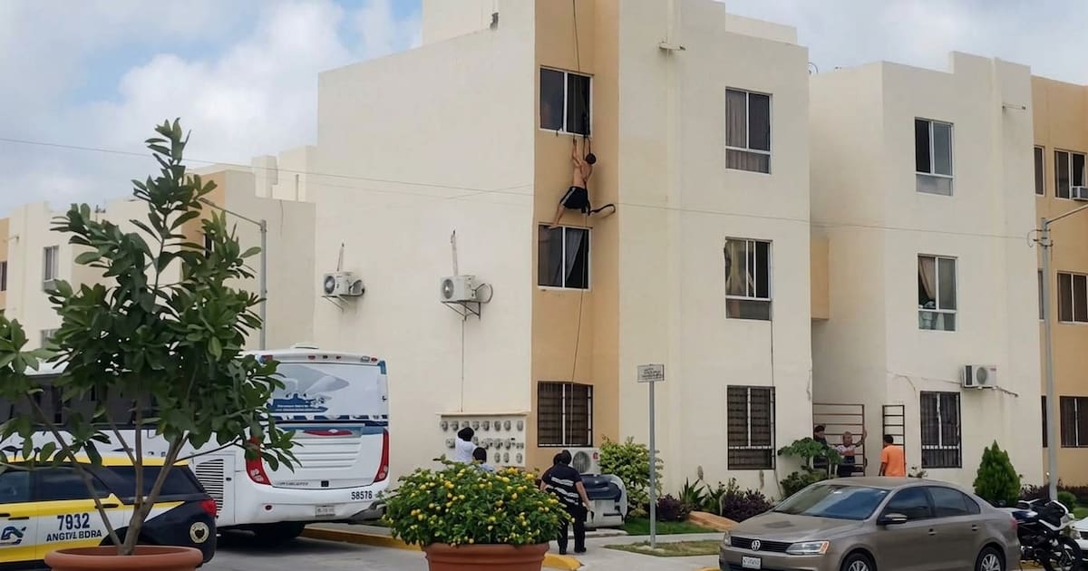 El video de la caída del supuesto amante se viralizó en redes sociales, mientras las autoridades en Cancún no han confirmado todos los detalles del incidente.