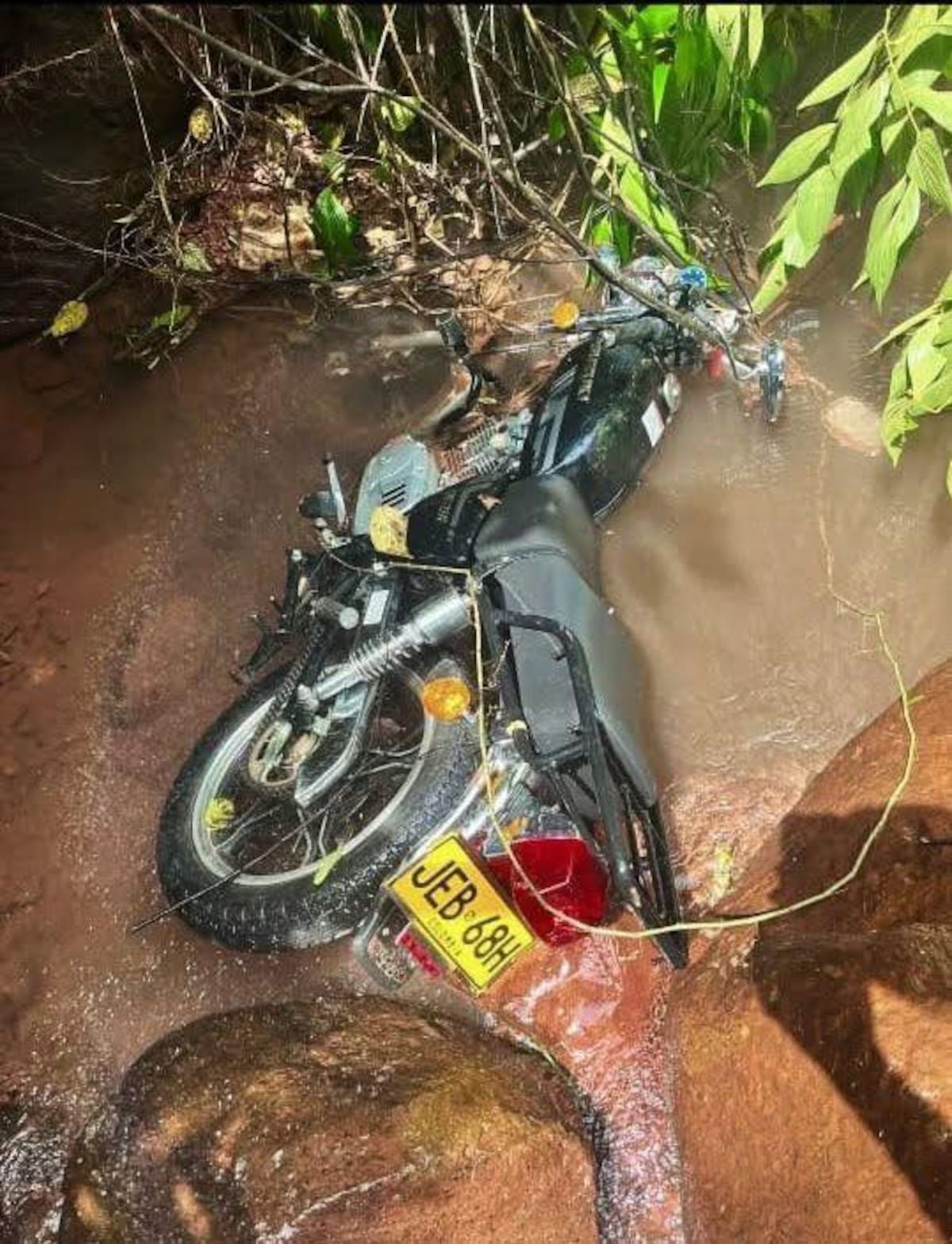 La docente fue hallada en una quebrada de la vereda La Victoria.
Foto: cortesía.