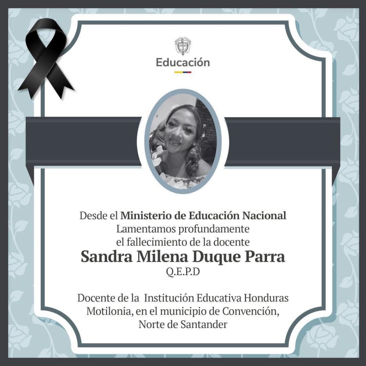 El ministerio de Educación lamentó lo sucedido.