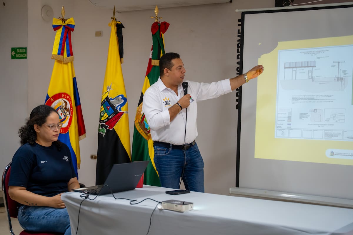 El programa ‘Viviendas solares’ fue socializado con medios de comunicación de Barrancabermeja .
Suministrada/Vanguardia
