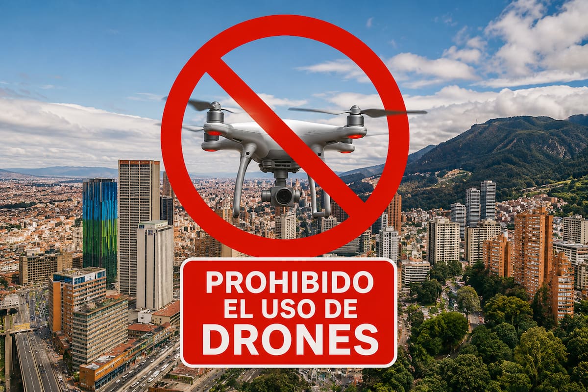 La Aerocivil como máxima autoridad en Colombia, restringe el vuelo de drones este domingo en todo el país durante la jornada electoral de la segunda vuelta a la presidencia.