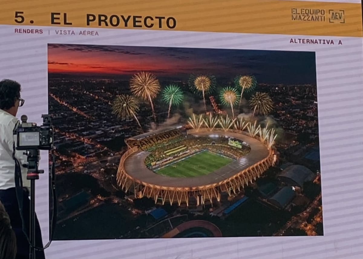 Propuesta A: Así se proyecta la ampliación y remodelación del estadio Américo Montanini. Foto: Vanguardia