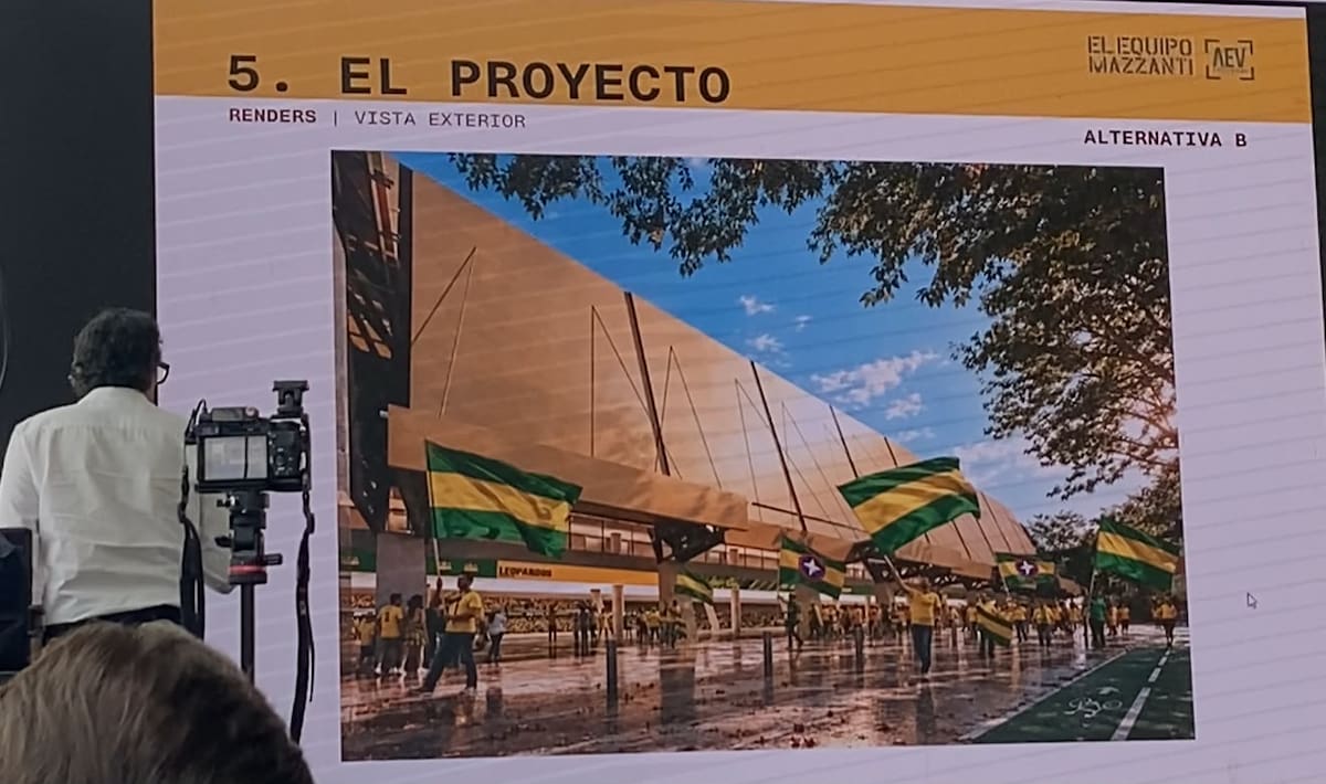 Propuesta B: Esta es la segunda alternativa para transformar el estadio Américo Montanini. Foto: Vanguardia