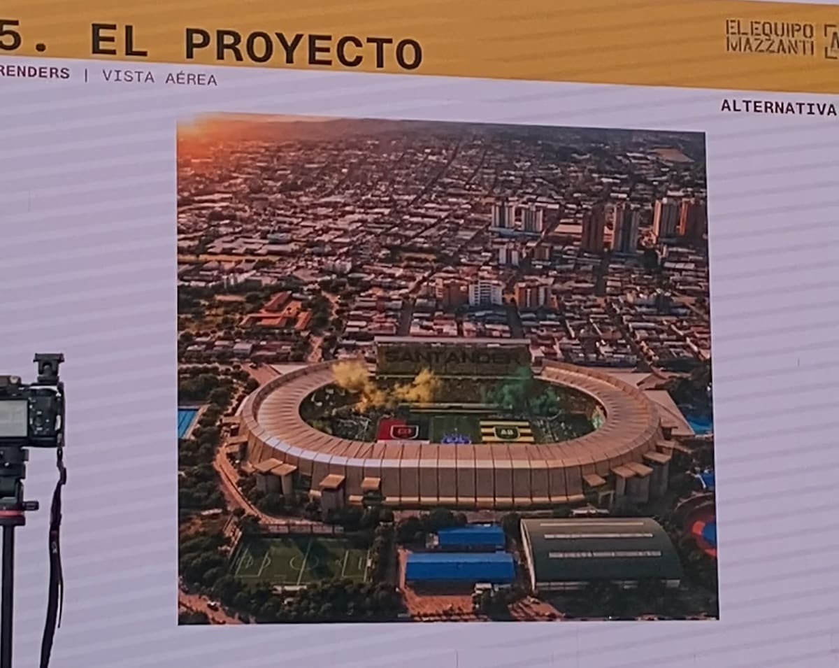 Propuesta B: Esta es la segunda alternativa para transformar el estadio Américo Montanini. Foto: Vanguardia