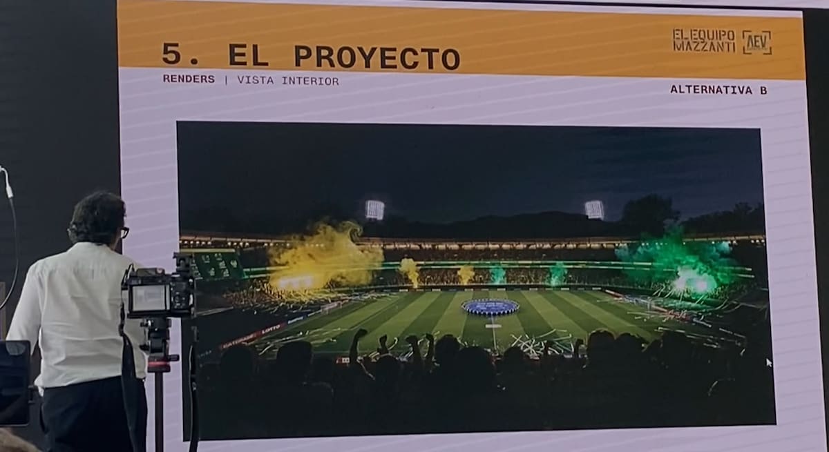 Propuesta B: Esta es la segunda alternativa para transformar el estadio Américo Montanini. Foto: Vanguardia
