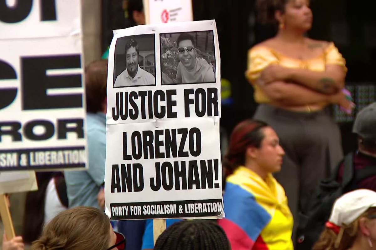 La localidad de Biddeford, Maine, organizó una protesta masiva después de que ICE haya disparado mortalmente a un ciudadano colombiano.