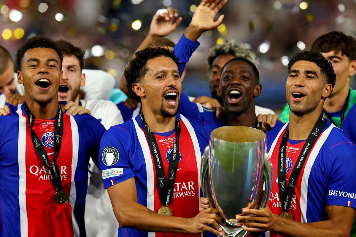 PSG derrotó 2-1 al Aston Villa y conquistó por segundo año consecutivo la Supercopa de Europa. /FOTO: EFE