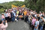 Puente Nacional habilitó nuevo puente metálico en el sector Puente Plutarco
