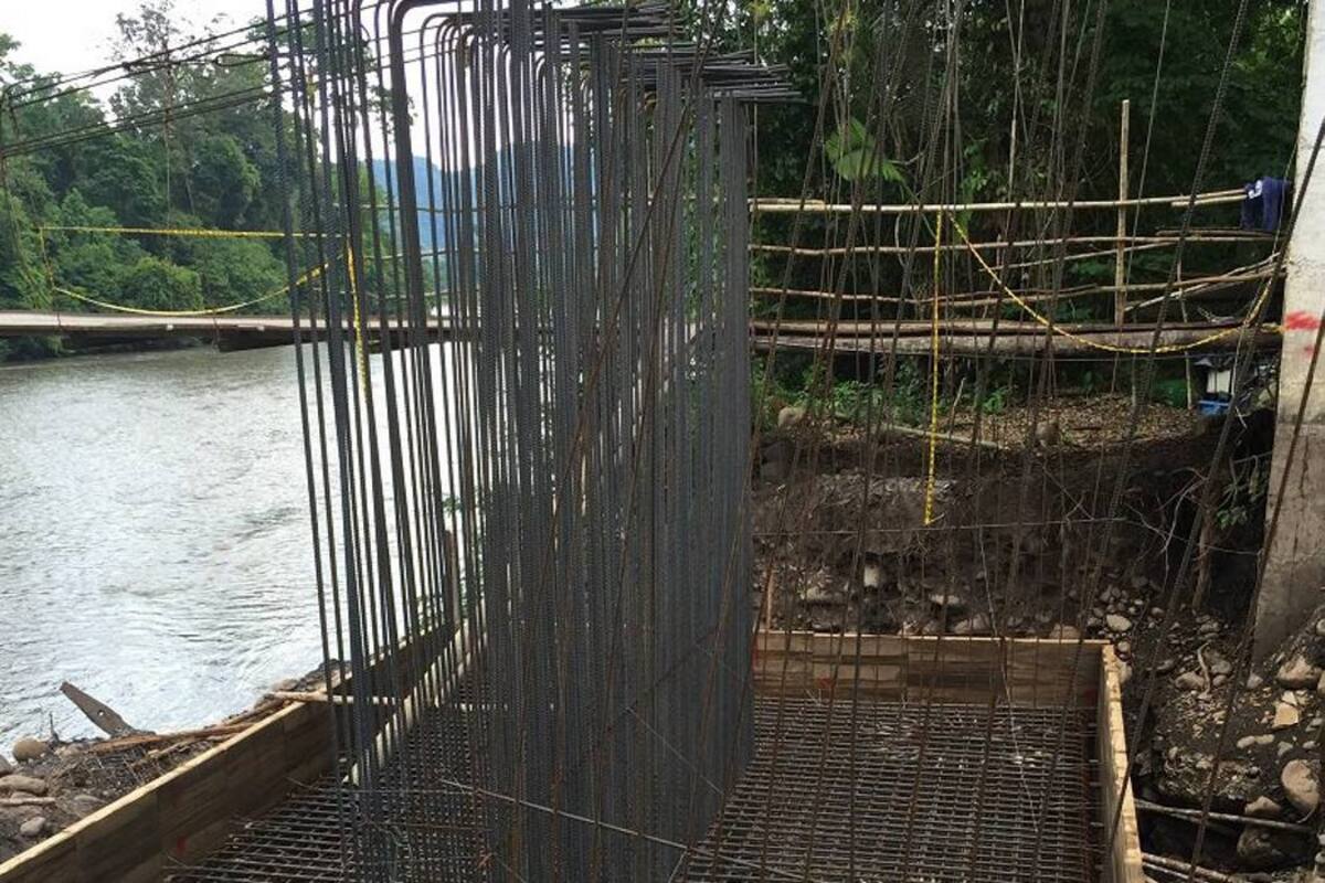 Con la construcción de este importante puente se ofrece una solución segura y confiable, para los habitantes y usuarios del sector. (Foto: Suministrada/VANGUARDIA LIBERAL)