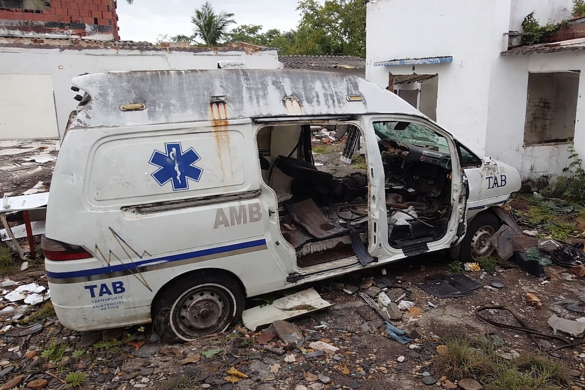 El antiguo puesto de salud del barrio El Progreso de Barrancabermeja fue desvalijado y se ha convertido en un foco de inseguridad (Fotos suministradas / VANGUARDIA)