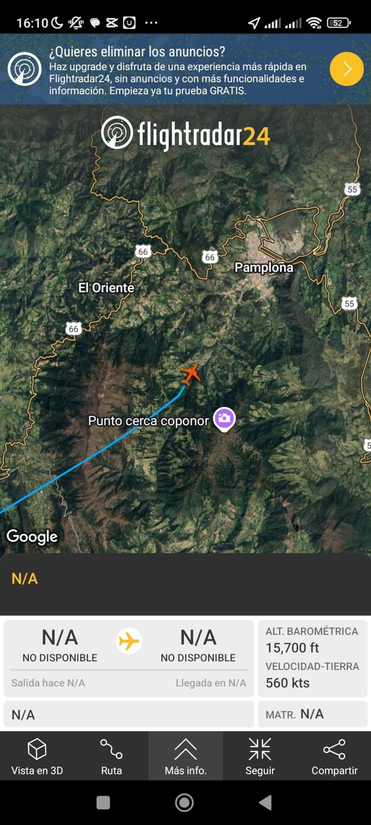 ¿Qué avión sobrevoló Bucaramanga? Fuerte ruido generó zozobra en el área metropolitana