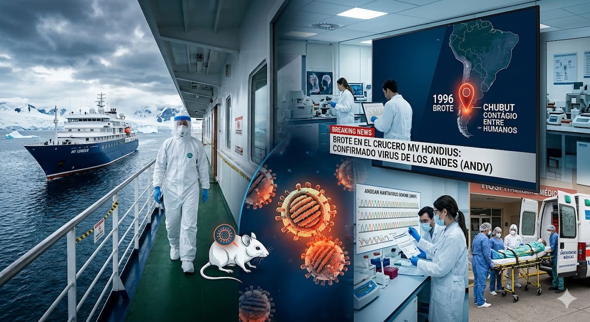 Qué es el virus de los Andes, variante del hantavirus y por qué se contagia entre humanos. | Foto: Esta imagen fue generada con IA exclusivamente para este artículo.