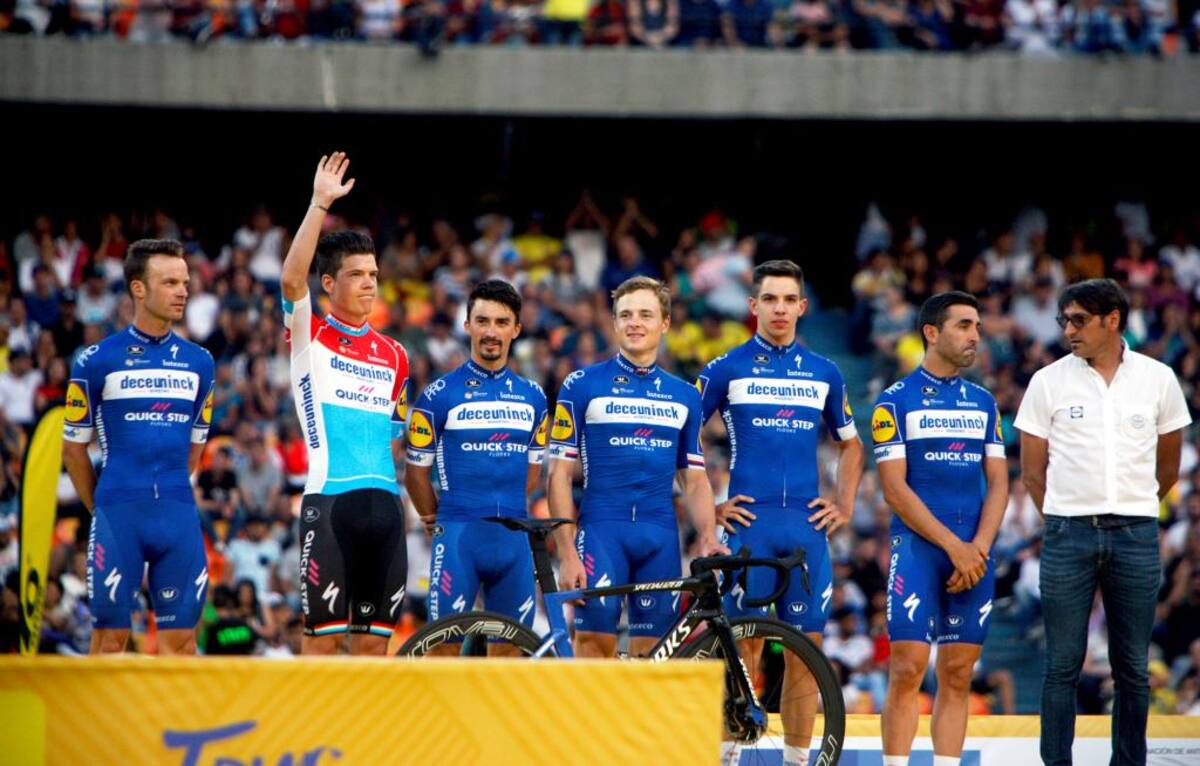 El Deceuninck - Quick Step viene al Tour Colombia a ser protagonista como el año pasado, con hombres como Álvaro Hodeg.