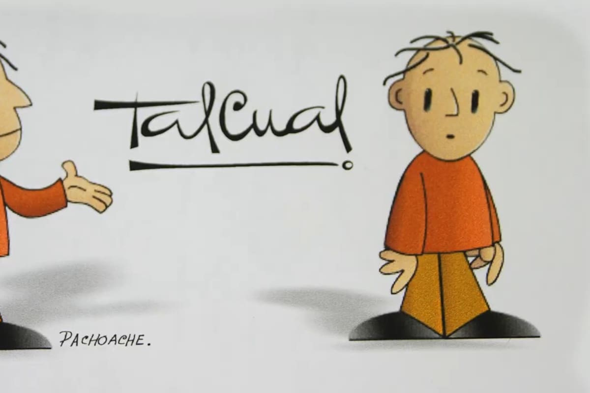 Tal Cual, el personaje del Boletín del Consumidor, fue creado por Francisco Hernández, conocido como Pachoache. Captura de video // Superintendencia de Industria y Comercio.