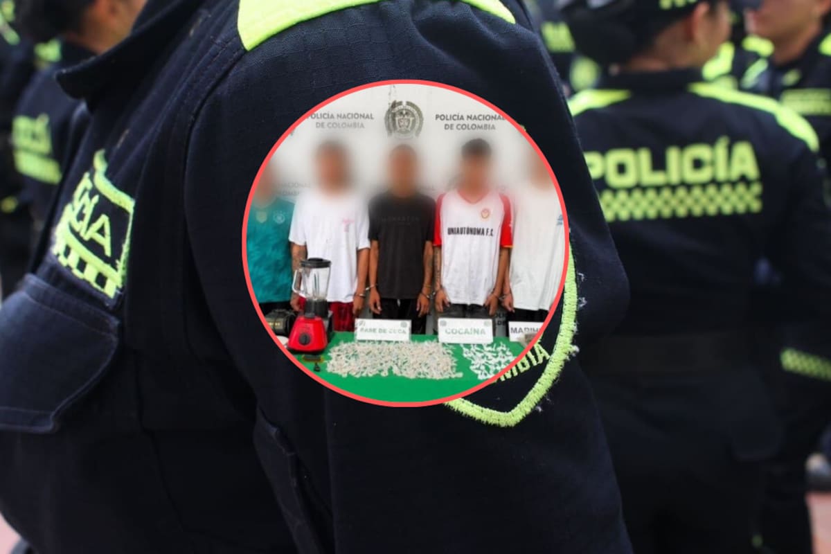Cinco presuntos integrantes de ‘Los del Puerto’ fueron capturados en Barranquilla durante un operativo en el que se incautaron más de 300 dosis de droga. Foto Archivo.