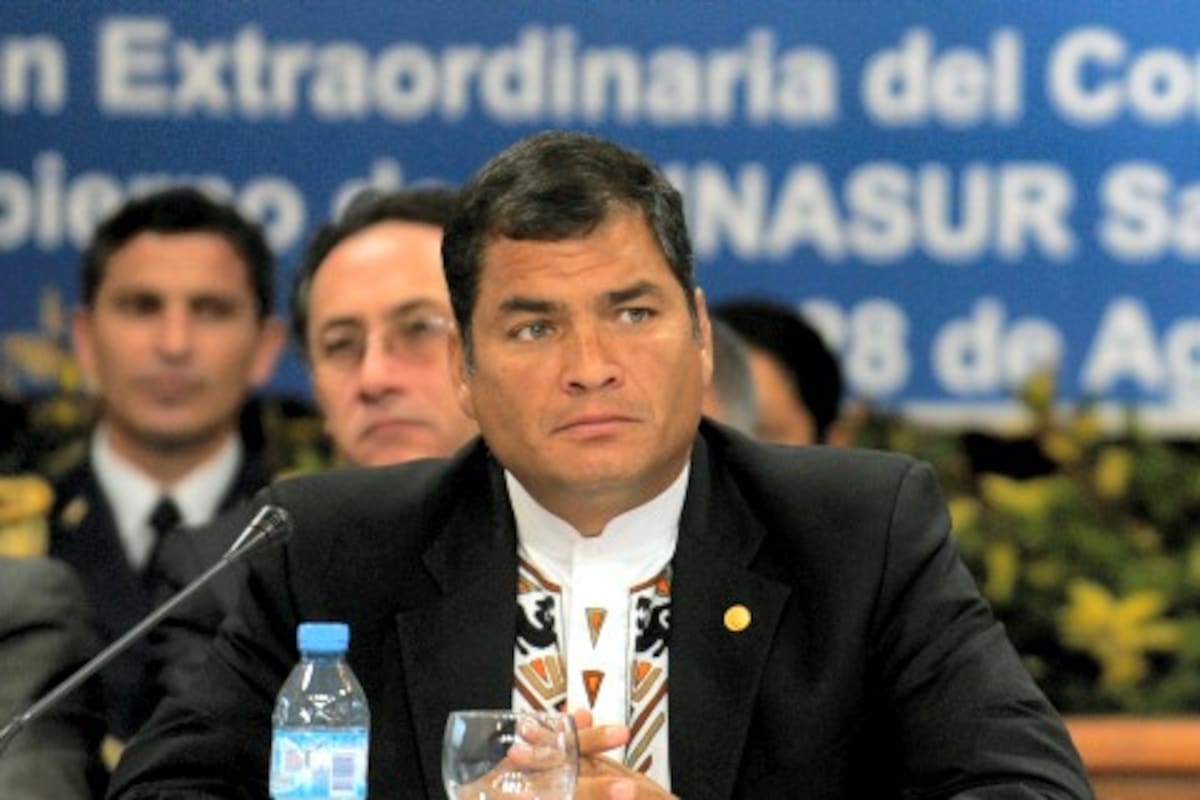 Rafael Correa, expresidente del Ecuador, y su exvicepresidente, Jorge Glas, no pueden entrar a Estados Unidos. EFE/VANGUARDIA