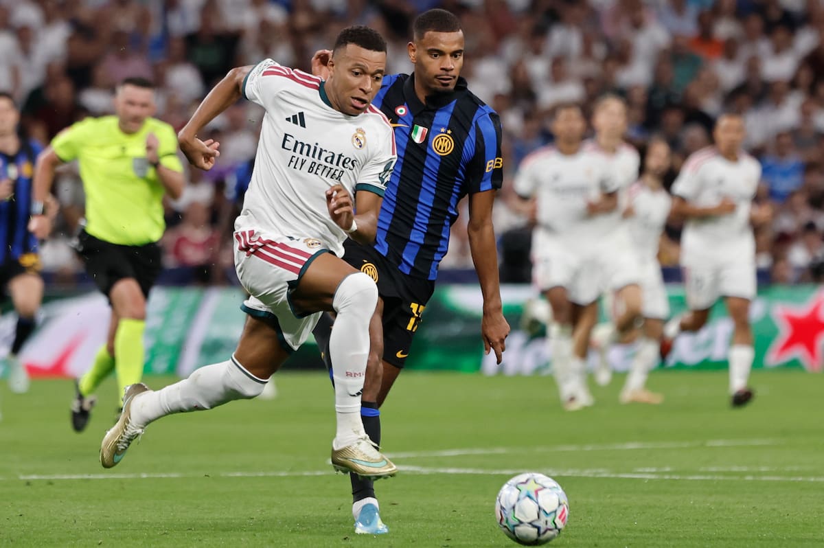 El delantero francés del Real Madrid, Kylian Mbappé. EFE/Sergio Pérez