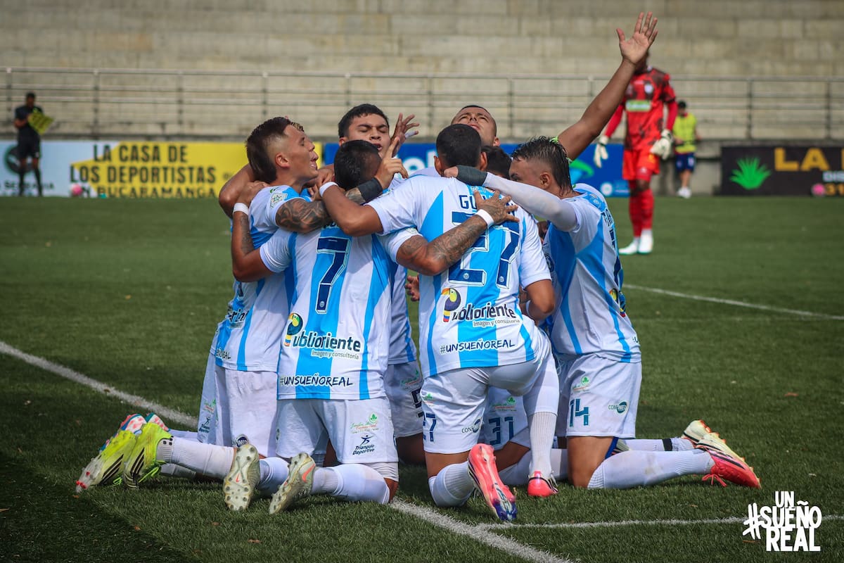 Real Santander sueña con la clasificación a los cuadrangulares semifinales del Torneo BetPlay II de 2026. Foto: cortesía Real Santander.