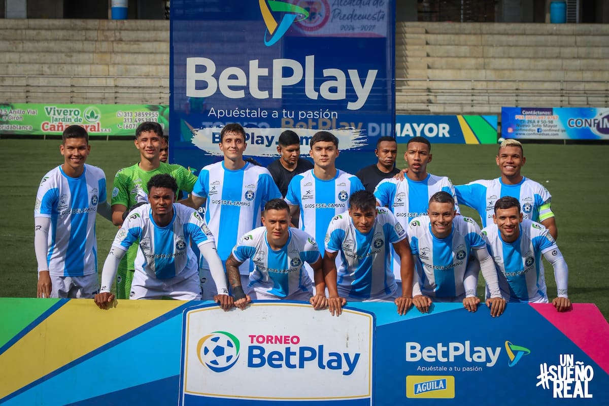 Real Santander encontró el triunfo en Piedecuesta: venció a Independiente Valle del Cauca en el Torneo BetPlay. Foto: Real Santander