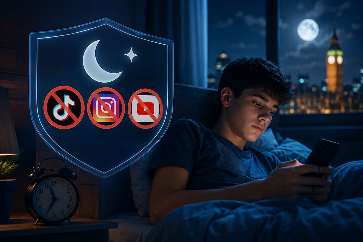 Un joven en redes sociales.