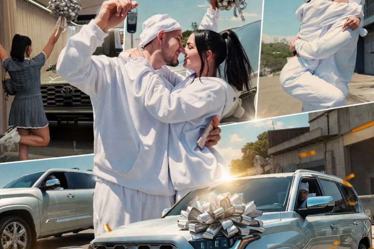 Andrea Valdiri no escatimó en gastos y le regaló a su novio una camioneta de más de 560 millones de pesos por su cumpleaños. ¿Ustedes qué opinan? ¿Es el regalo soñado o un derroche exagerado?