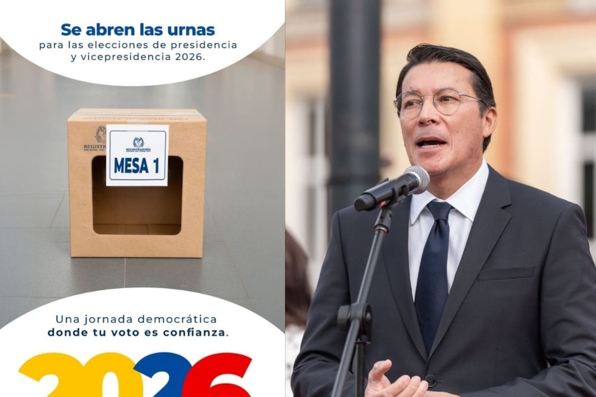 Registrador Hernán Penagos reporta normalidad en instalación de mesas para elecciones en Colombia. | Foto: Vanguardia.