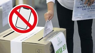 Reiteran prohibición del uso de celulares en puestos de votación durante la segunda vuelta