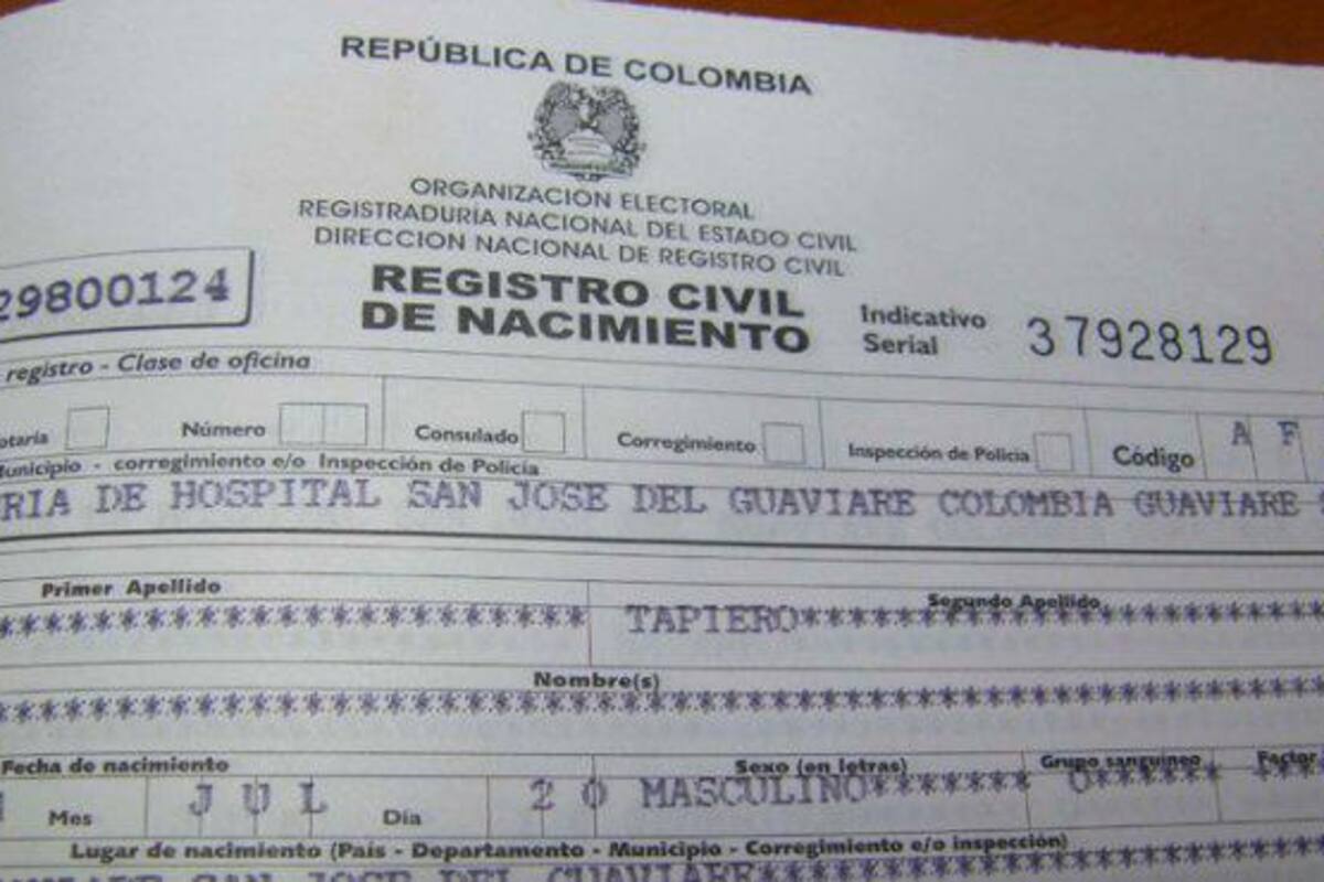 Copia del registro civil se podrá pedir en línea y no en notaría