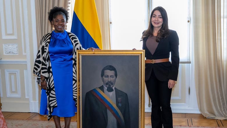 Regresó a Casa de Nariño cuadro de Juan José Nieto Gil, único presidente negro
