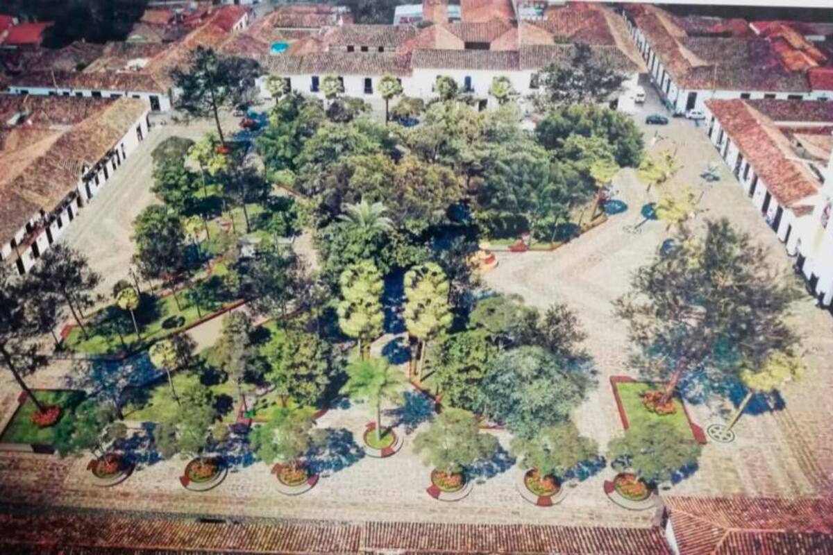 Desde hace dos años se trabaja para obtener la licencia de intervención. Cualquier obra de infraestructura que se haga en el Casco Antiguo de Girón debe contar con permiso del Ministerio de Cultura. (Foto: Suministrada / VANGUARDIA)