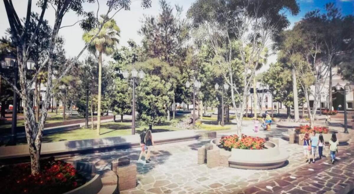 Fuertes críticas se han lanzado contra el Gobierno Municipal por el estado actual del parque principal. (Foto: Suministrada / VANGUARDIA)