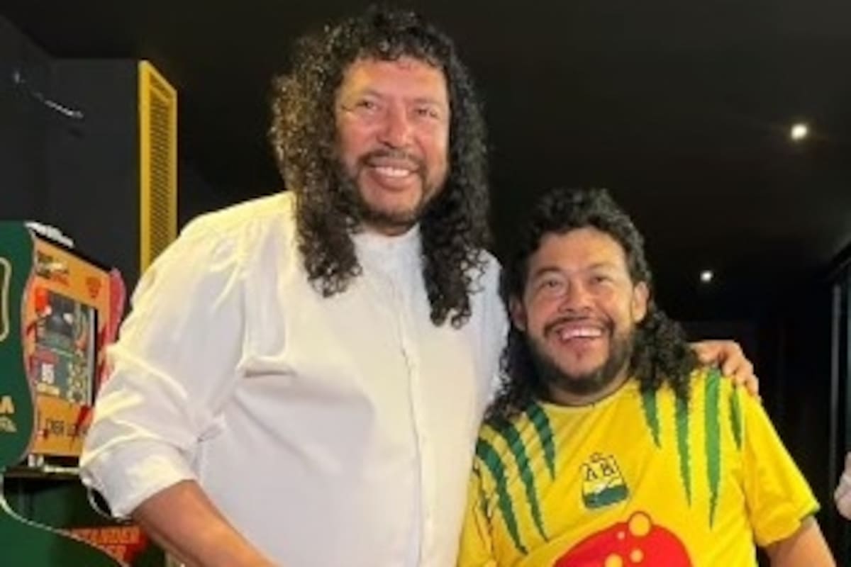 El René Bumangués conoció a René Higuita. Foto: Instagram del René Bumangués.
