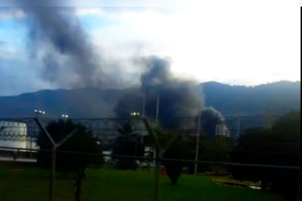 Reportan voraz incendio esta tarde en Bucaramanga