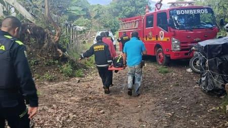 Mujer resultó herida tras caer de una tarabita en zona rural de Málaga