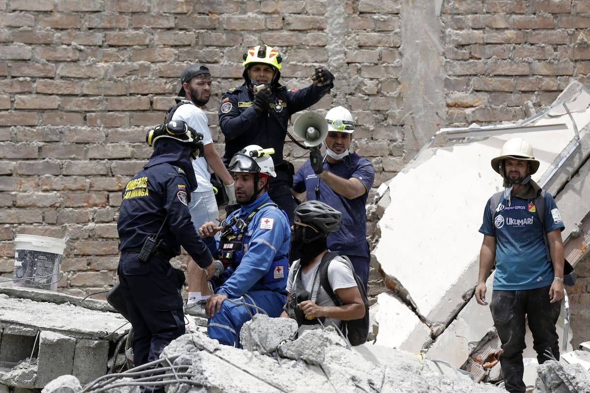 Jaime Monguí y nueve compañeros viajaron desde Bucaramanga pocas horas después del terremoto para sumarse a las labores de rescate.