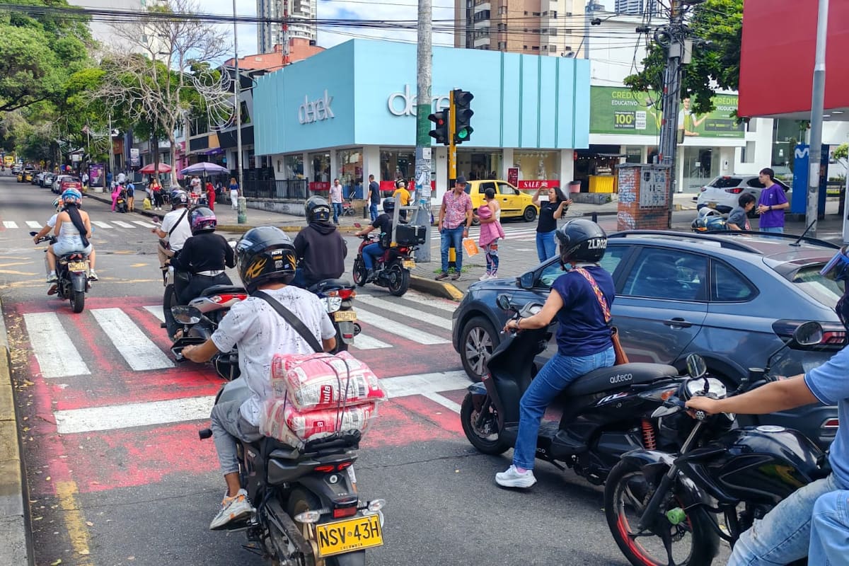 Restricción del parrrillero y las motos en Bucaramanga. Marco Valencia/Vanguardia