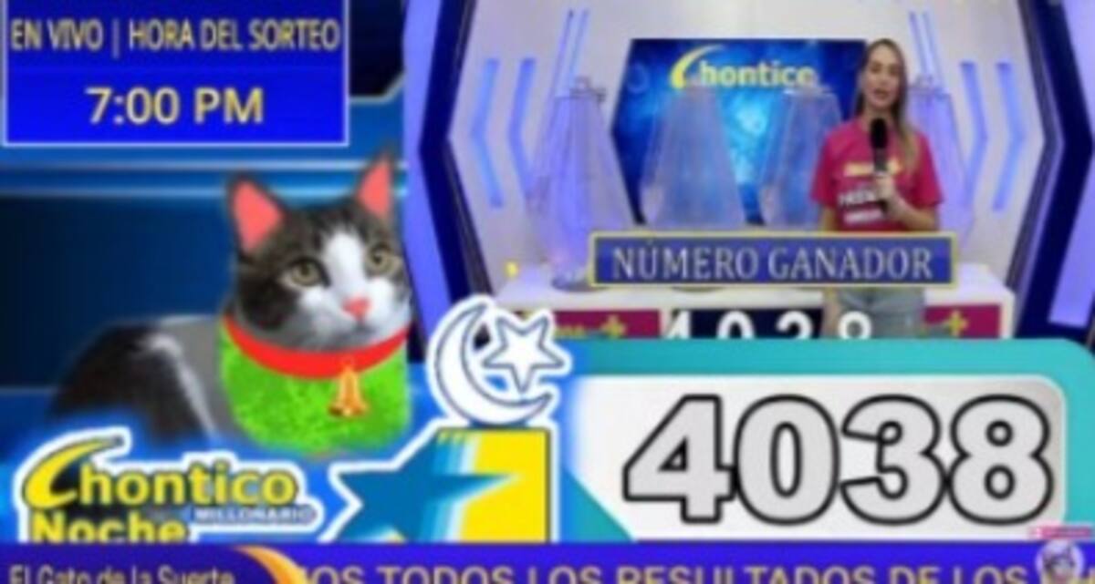 Resultado Chontico Noche, miércoles 4 de septiembre