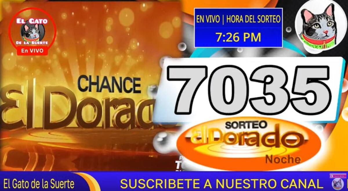 Resultados El Dorado Noche: domingo 8 de septiembre de 2024. // Foto: captura de pantalla