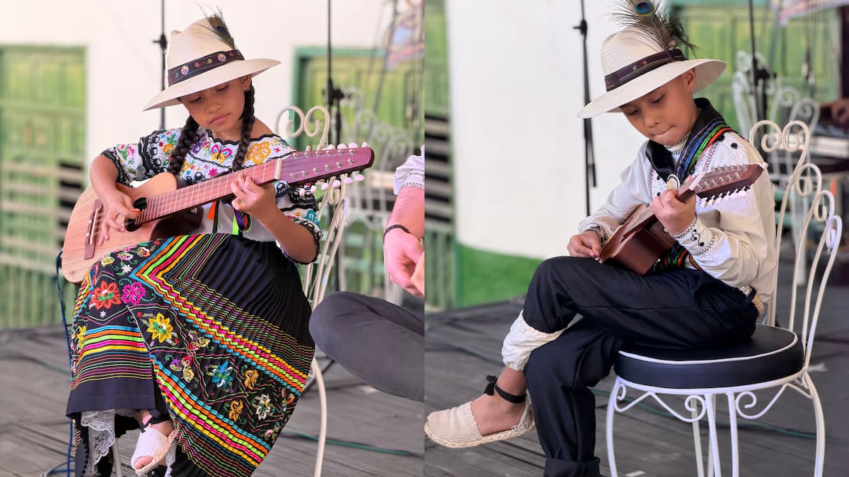 El corazón de la jornada palpitó en el concurso Revelaciones de Tiple y Requinto, en la edición número 39 del Festival Folclórico Estudiantil del Colegio Nacional Universitario
