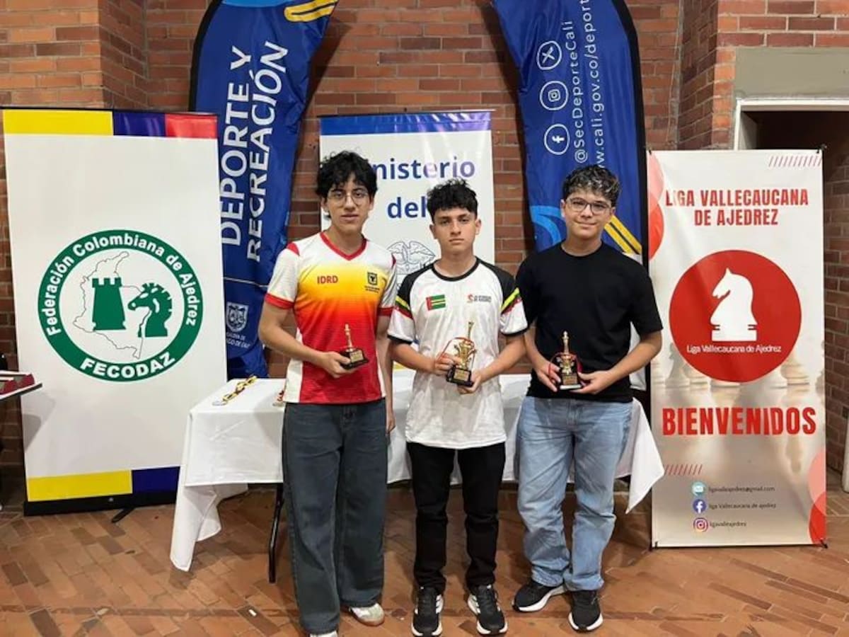 El ajedrecista santandereano Richard Alejandro Rueda Rojas se quedó con el título del Campeonato Nacional Sub-18. Foto: suministrada Liga de Ajedrez de Santander.
