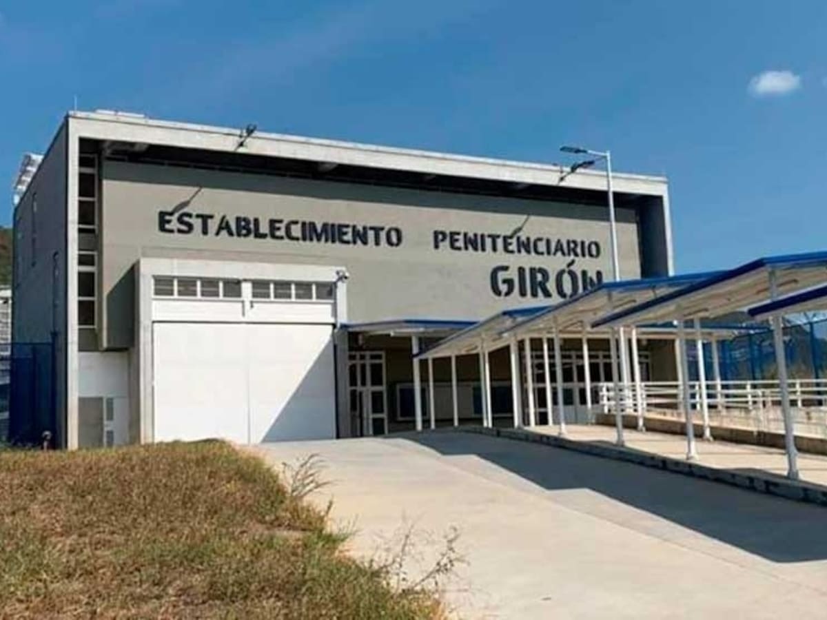 El penal de máxima seguridad de Palogordo, en Girón, recibió este sábado a David Murcia Guzmán.
Foto: Vanguardia