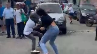Video: Así fue la violenta pelea a cuchillo entre una pareja en Bucaramanga