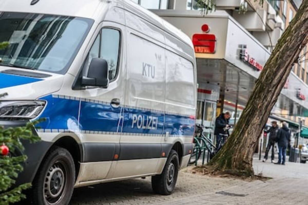 Robo a banco en Alemania Foto: @indexhu