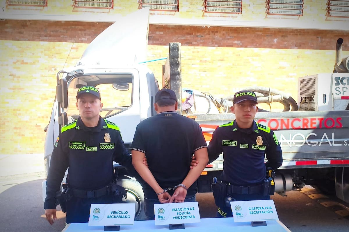 Uno de los vehículos fue hallado y recuperado en Piedecuesta.
Foto: Suministrada.