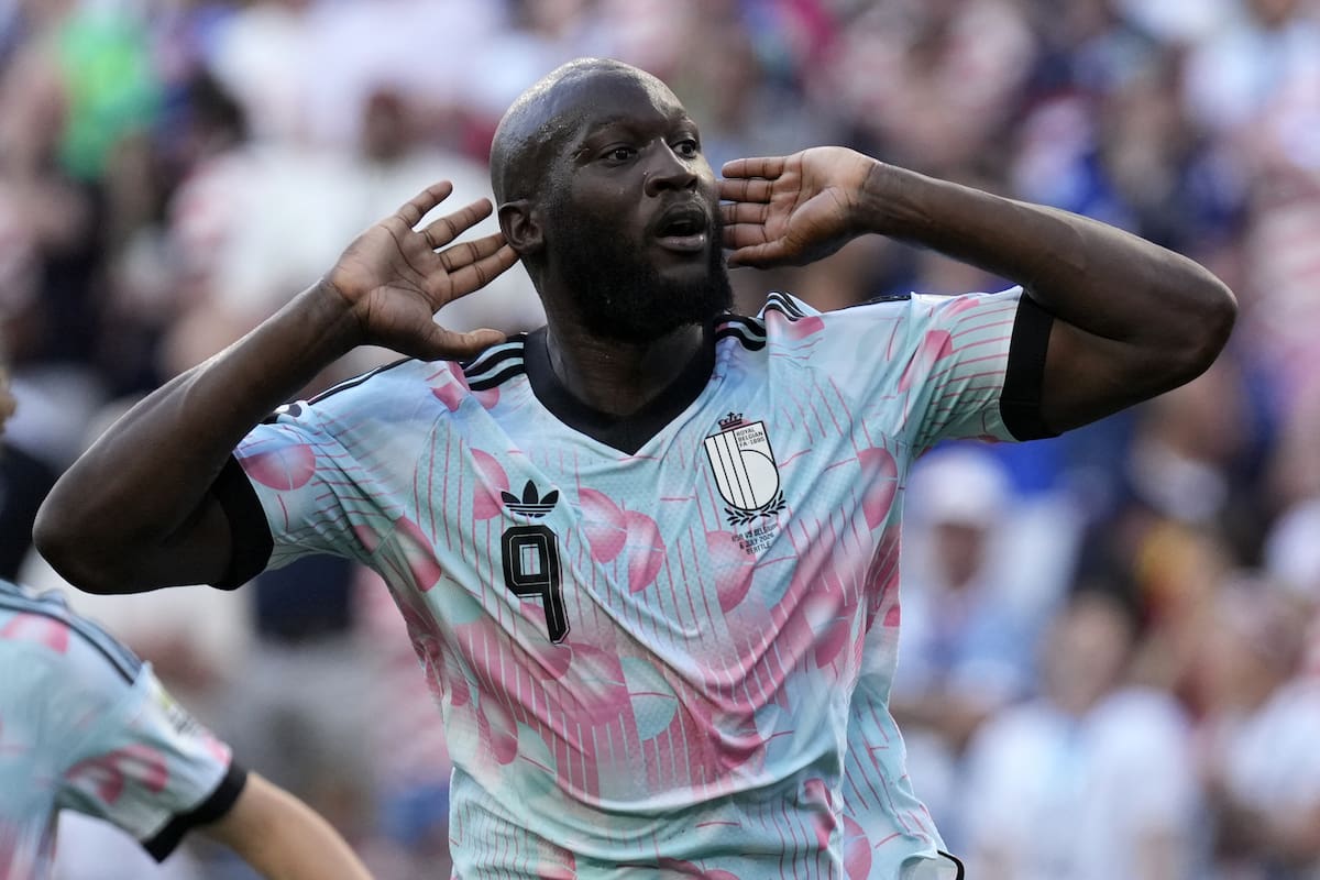 Jugador belga Romelu Lukaku.
