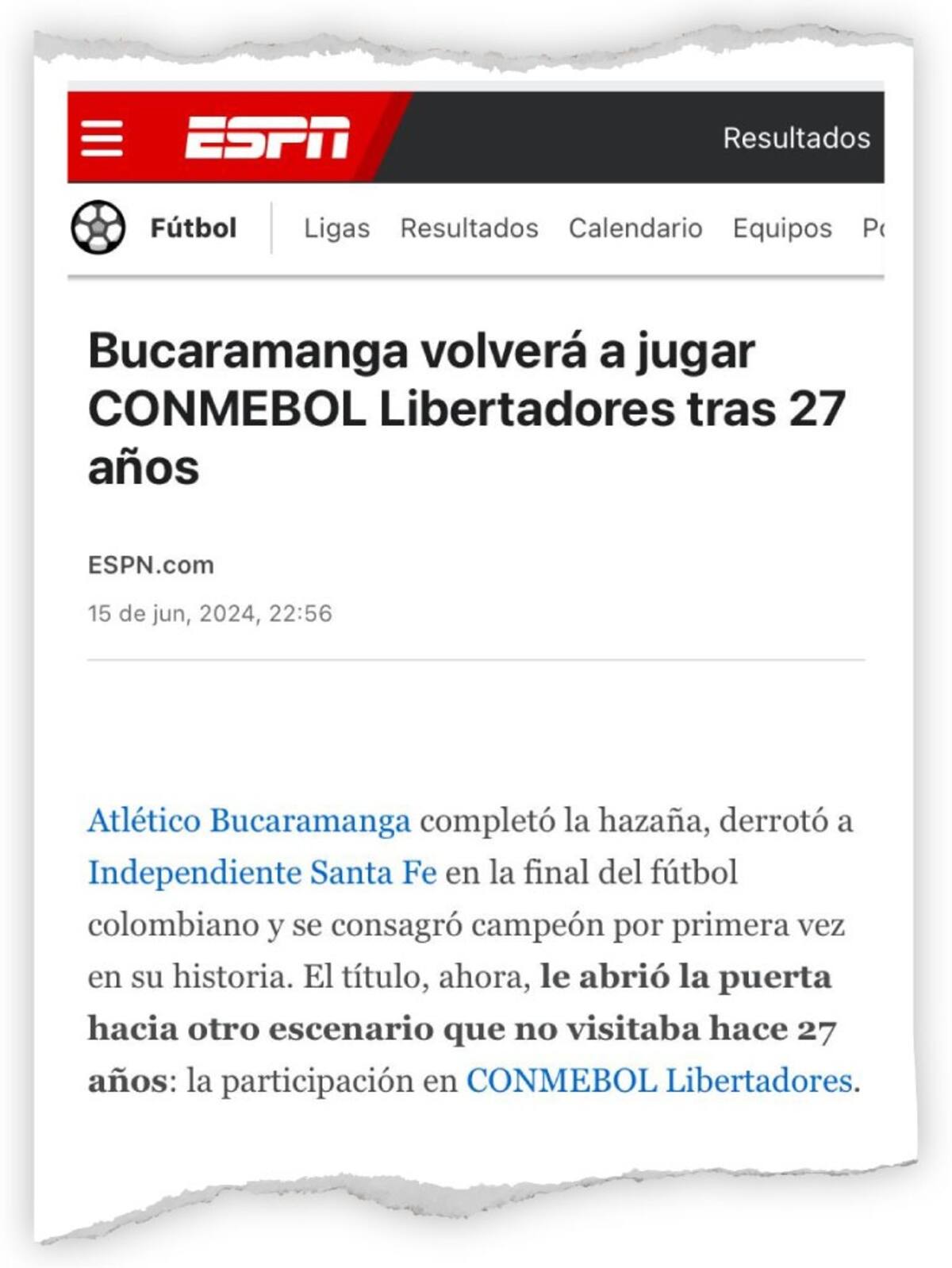 Rugió el campeón: lo que dijeron los medios del triunfo inolvidable del Atlético Bucaramanga.