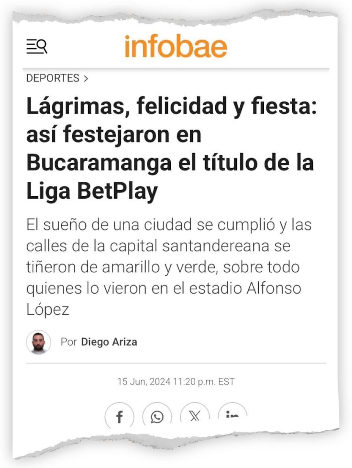Rugió el campeón: lo que dijeron los medios del triunfo inolvidable del Atlético Bucaramanga.
