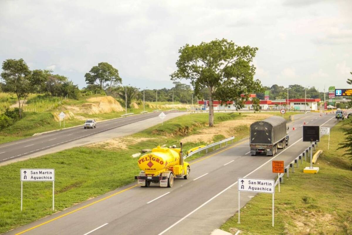 Hasta el momento se han construido en Santander 30 kilómetros de vía nueva, 10 kilómetros de rehabilitación y la construcción de cinco puentes, entre ellos El Sogamoso. (Foto: Archivo/ VANGUARDIA LIBERAL)