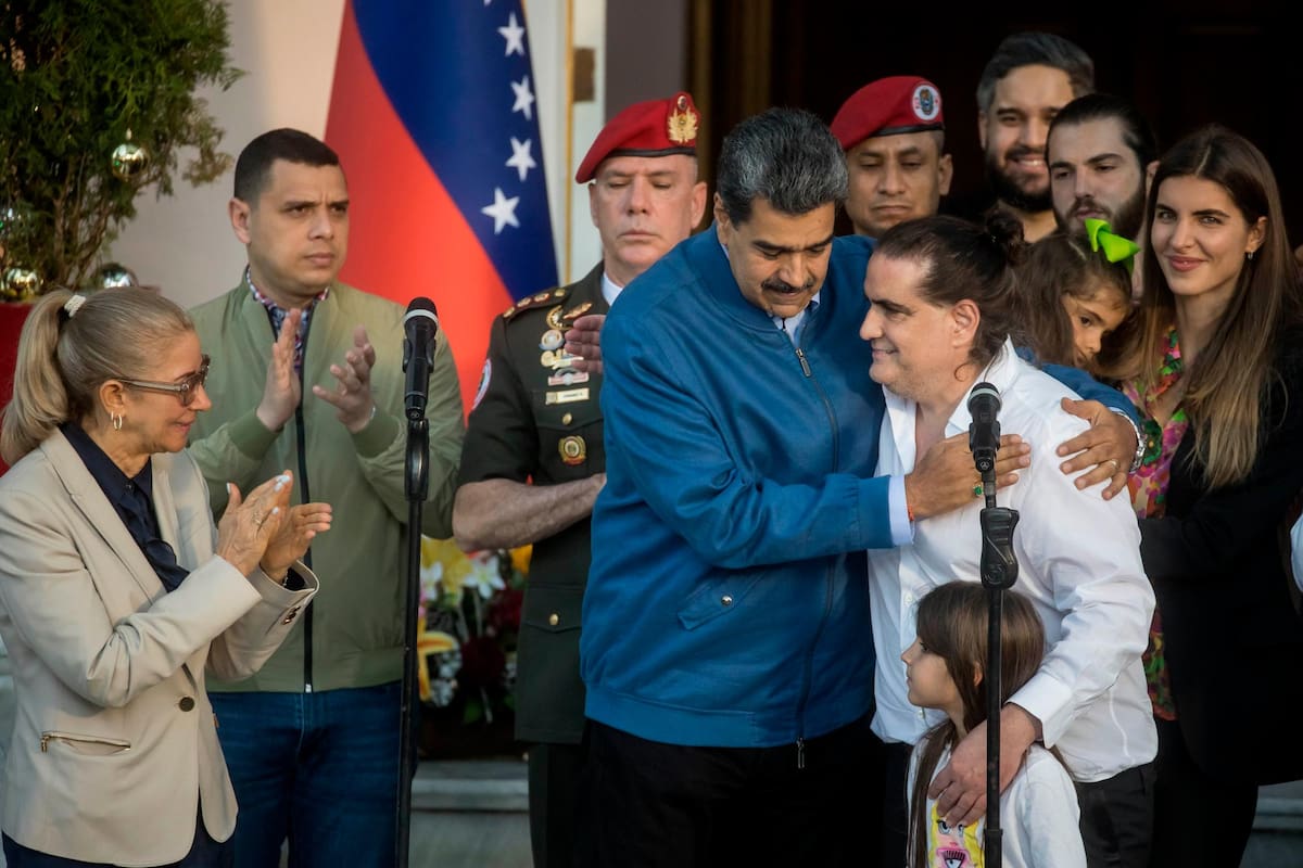 El presidente de Venezuela, Nicolás Maduro recibió al empresario colombiano Alex Saab, liberado por EE.UU. EFE/ VANGUARDIA